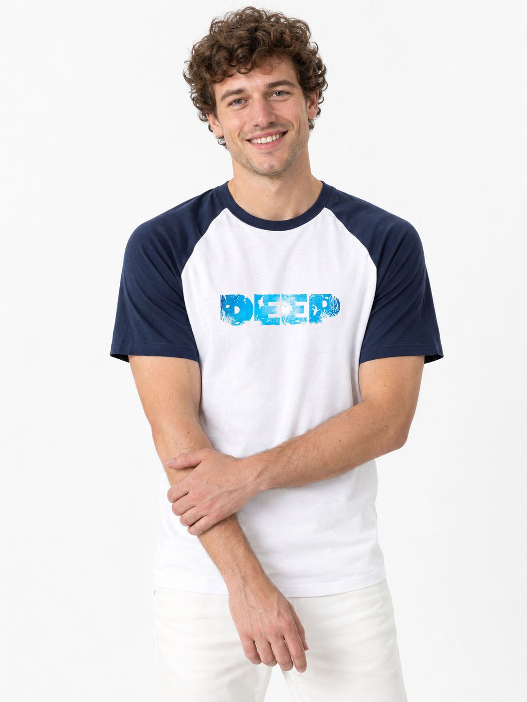 Baseball-T-Shirt Fruit of the Loom deep