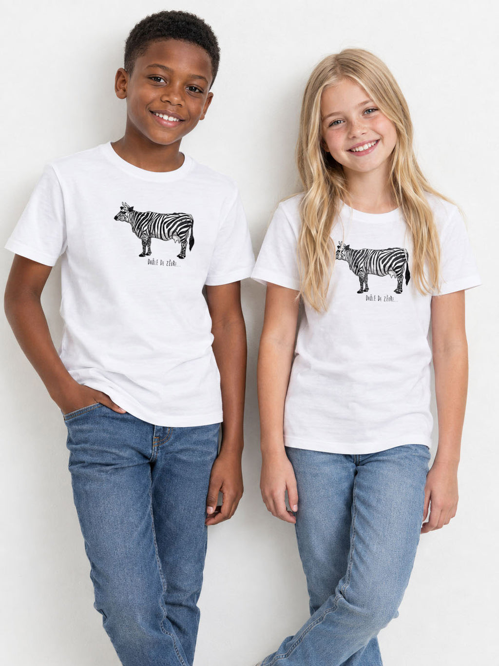Lustiges Kinder-T-Shirt – Lustiges Zebra
