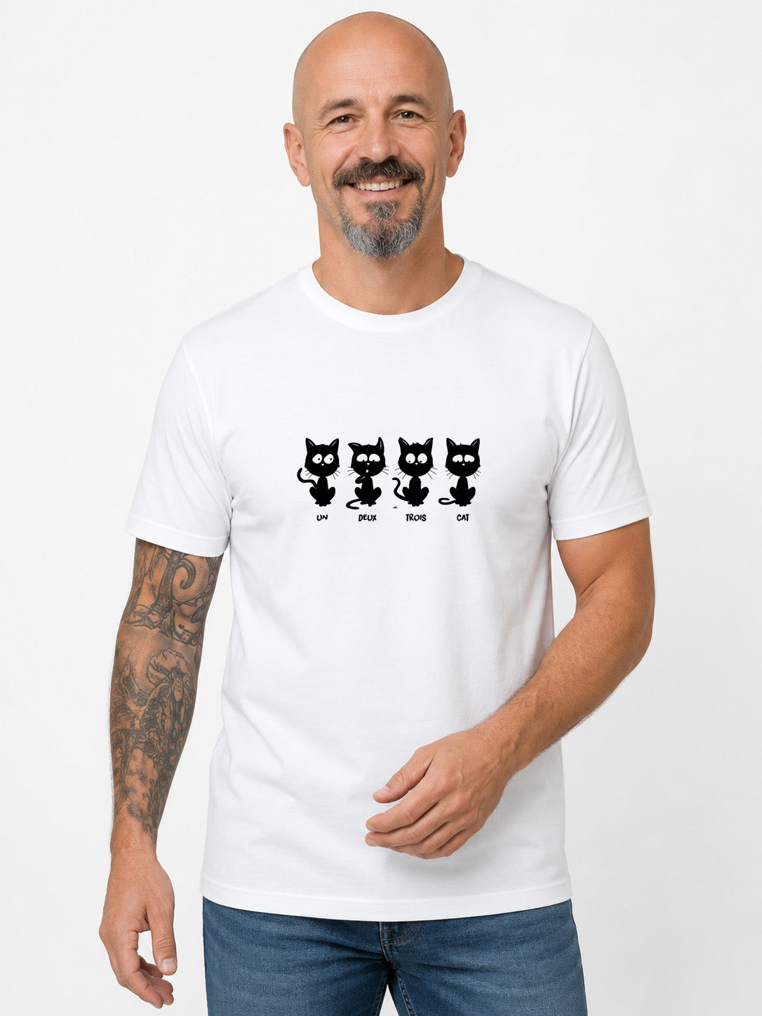 Original-T-Shirt - eins-zwei-drei-katze-