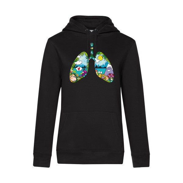 happy lungs RueDuTeeshirt Sweat capuche
