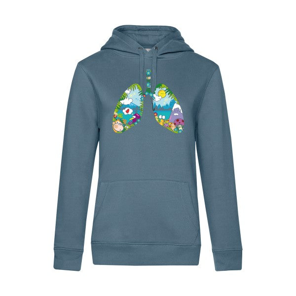 happy lungs RueDuTeeshirt Sweat capuche