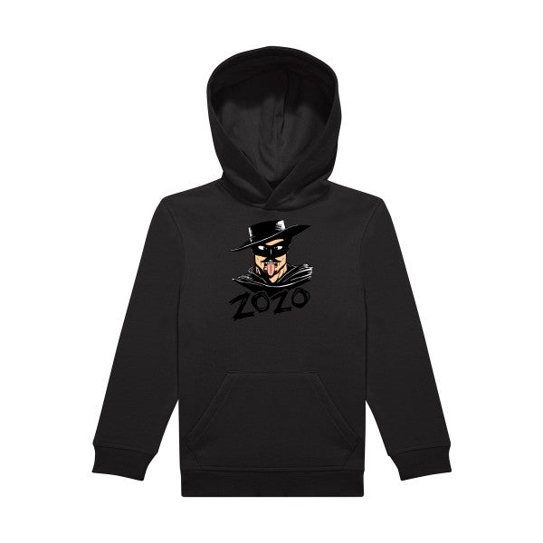 sweat capuche enfant Black Zozo-!