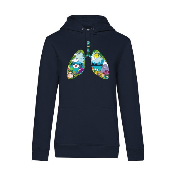 happy lungs RueDuTeeshirt Sweat capuche